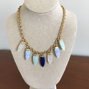 Rare Stella & Dot Aria Gold Statement Necklace